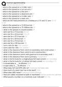 lineman apprenticeship Exam Questions and Answers 100&percnt; Pass &vert;Verified & Updated&vert;ACTUAL 2025&sol;2026 Cheat Sheet