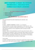 OBT3 CHAPTER 13 EXAM&colon; OIL BURNER TECHNICIAN 3&comma; 2025&sol;2026 WITH CORRECT&sol;ACCURATE ANSWERS