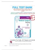 Test Bank For Timbys Introductory Medical Surgical Nursing 13th Edition By Loretta A&period; Donnelly-Moreno&semi; Brigitte Moseley