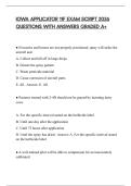 IOWA APPLICATOR 11F EXAM SCRIPT 2026 QUESTIONS WITH ANSWERS GRADED A&plus;