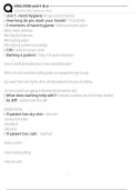 NSG 3100 unit 1 & 2 Exam Questions and Answers 100&percnt; Pass &vert;Verified & Updated&vert;ACTUAL 2025&sol;2026 Cheat Sheet