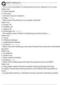 ENVS 1126 Exam 3 Exam Questions and Answers 100&percnt; Pass &vert;Verified & Updated&vert;ACTUAL 2025&sol;2026 Cheat Sheet