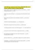 Q-01 FDNY Exam &vert;Questions &lpar;Latest Version 2025&vert;2026&rpar; With Correct Answers &vert;Verified &vert;Already A&plus; Graded &lpar;100&percnt; Pass&rpar;
