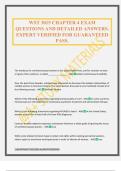 WST 3015 CHAPTER 4 EXAM QUESTIONS AND DETAILED ANSWERS&period; EXPERT VERIFIED FOR GUARANTEED PASS&period;