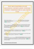 WST 3015 CHAPTER 6 EXAM QUESTIONS AND DETAILED ANSWERS&period; EXPERT VERIFIED FOR GUARANTEED PASS&period;