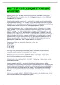 MAI TEST &num;2 EXAM QUESTIONS AND ANSWERS