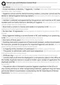 Dental Laws and Infection Control Final Exam Questions and Answers 100&percnt; Pass &vert;Verified & Updated&vert;ACTUAL 2025&sol;2026 Cheat Sheet