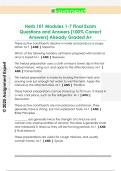 Herb 101 Modules 1-7 Final Exam  Questions and Answers &lpar;100&percnt; Correct  Answers&rpar; Already Graded A&plus; 