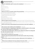 Security Forces QC Exam Questions and Answers 100&percnt; Pass &vert;Verified & Updated&vert;ACTUAL 2025&sol;2026 Cheat Sheet