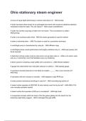 Ohio stationary steam engineer NEWEST 2026&sol;2027 ACTUAL EXAM COMPLETE QUESTIONS AND CORRECT DETAILED ANSWERS &lpar;VERIFIED ANSWERS&rpar; &vert;ALREADY GRADED A&plus;&vert;&vert;BRAND NEW&excl;&excl;