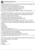 NRSG 3302 Maternity Final Exam Questions and Answers 100&percnt; Pass &vert;Verified & Updated&vert;ACTUAL 2025&sol;2026 Cheat Sheet