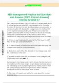 HESI Management Practice test Questions  and Answers &lpar;100&percnt; Correct Answers&rpar;  Already Graded A&plus; 