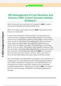HESI Management of Care Questions and  Answers &lpar;100&percnt; Correct Answers&rpar; Already  Graded A&plus; 