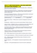 AHN 577 CORE EXAM MANUAL 2025&sol;2026 QUESTIONS AND SOLUTIONS GRADED A&plus; TIP