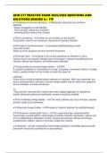 AHN 577 PRACTICE EXAM 2025&sol;2026 QUESTIONS AND SOLUTIONS GRADED A&plus; TIP