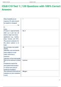  CSLB C10 Test 1 &vert; 120 Questions with 100&percnt; Correct  Answers 