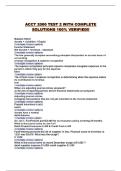 ACCT 2000 TEST 2 WITH COMPLETE SOLUTIONS 100&percnt; VERIFIED&excl;&excl;