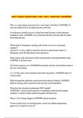 AHIT EXAM QUESTIONS AND 100&percnt; VERIFIED ANSWERS 