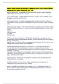 BCOR 2201 COMPREHENSIVE EXAM 2025&sol;2026 QUESTIONS AND SOLUTIONS GRADED A&plus; TIP