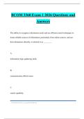 BCOM Bundled Tests 2026 Questions and Answers