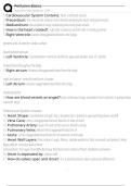 Perfusion Basics Exam Questions and Answers 100&percnt; Pass &vert;Verified & Updated&vert;ACTUAL 2025&sol;2026 Cheat Sheet