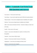 LSB111 - Commonly Used Terms Exam 2026 Questions and Answers