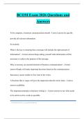 BCOM Exam 2026 Questions and Answers