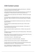COA Contact Lenses NEWEST 2026&sol;2027 ACTUAL EXAM COMPLETE QUESTIONS AND CORRECT DETAILED ANSWERS &lpar;VERIFIED ANSWERS&rpar; &vert;ALREADY GRADED A&plus;&vert;&vert;BRAND NEW&excl;&excl;