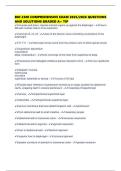 BIO 2300 COMPREHENSIVE EXAM 2025&sol;2026 QUESTIONS AND SOLUTIONS GRADED A&plus; TIP