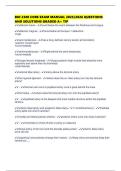 BIO 2300 CORE EXAM MANUAL 2025&sol;2026 QUESTIONS AND SOLUTIONS GRADED A&plus; TIP
