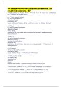 BIO 2300 END OF COURSE 2025&sol;2026 QUESTIONS AND SOLUTIONS GRADED A&plus; TIP
