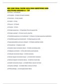 BIO 2300 FINAL PAPER 2025&sol;2026 QUESTIONS AND SOLUTIONS GRADED A&plus; TIP