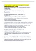 BIO 2300 STUDY GUIDE 2025&sol;2026 QUESTIONS AND SOLUTIONS GRADED A&plus; TIP