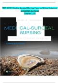 Test Bank for Medical-Surgical Nursing&colon; Focus on Clinical Judgment 3rd Edition by Linda F&period; Honan &vert; ISBN-13&colon; &lrm;978-1975190941 &vert; Complete Exam Questions with Verified Answers &vert; Latest 2025&sol;2026 Update