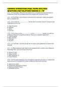 CADENCE SCHEGISTRAR FINAL PAPER 2025&sol;2026 QUESTIONS AND SOLUTIONS GRADED A&plus; TIP
