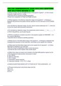 CDA3100 COMPREHENSIVE EXAM 2025&sol;2026 QUESTIONS AND SOLUTIONS GRADED A&plus; TIP