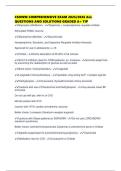 CSOWM COMPREHENSIVE EXAM 2025&sol;2026 ALL QUESTIONS AND SOLUTIONS GRADED A&plus; TIP