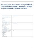 RAD Review Quiz&num;2 IA and EO 2025-2026 &vert; COMPLETE  QUESTIONS AND CORRECT ANSWERS &vert; GRADED  A&plus; &vert; LATEST EXAM &vert; VERIFIED ANSWERS