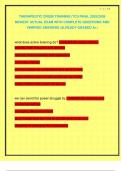THERAPEUTIC CRISIS TRAINING &lpar;TCI&rpar; FINAL 2025&sol;2026 NEWEST ACTUAL EXAM WITH COMPLETE QUESTIONS AND VERIFIED ANSWERS &vert;ALREADY GRADED A&plus;&vert; 