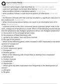 Exam 2 Patho PMCQ Exam Questions and Answers 100&percnt; Pass &vert;Verified & Updated&vert;ACTUAL 2025&sol;2026 Cheat Sheet