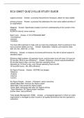 ECU OMGT QUIZ 2 ELLIS STUDY GUIDE