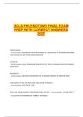 UCLA PHLEBOTOMY FINAL EXAM PREP WITH CORRECT ANSWERS 2025