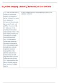 GU&sol;Renal Imaging Lecture &lpar;L&D Exam&rpar; LATEST UPDATE