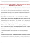 UCLA LIFE SCI 15 &ndash; Life Sciences&colon; Evolution and Ecology &lpar;Final Test Exam Questions and 100&percnt; Correct Answers&comma; Professor Phelan&comma; 2025&sol;2026&rpar; &ndash; Complete Exam Review Guide