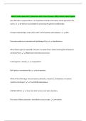 ABRET Practice Exam Part 1&vert; Questions with Correct Answers 100&percnt; Verified &vert;Latest Update 
