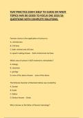 FSAT PRACTICE EXAM &lpar;HELP TO GUIDE ON WHAT TOPICS MAY BE GOOD TO FOCUS ON&rpar; 2025&sol;26 QUESTIONS WITH COMPLETE SOLUTIONS&period;