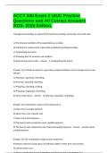 ACCY 200 Exam 2 UIUC Practice Questions and All Correct Answers 2025- 2026 Edition&period;