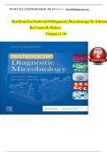 TEST BANK For Textbook Of Diagnostic Microbiology&comma; 7th Edition By Connie R&period; Mahon&comma; Verified Chapters 1 - 41&comma; Complete Newest Version