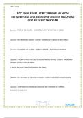 SLTC FINAL EXAM NEWEST VERSON WITH 300 QUESTIONS AND WELL ELABORATED ANSWERS LATEST UPDATED VERSION THIS YEAR