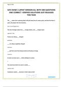 SLTC EXAM 1 NEWEST VERSON WITH 300 QUESTIONS AND WELL ELABORATED ANSWERS LATEST UPDATED VERSION THIS YEAR